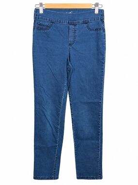 2016 by Parasuco Skinny Fit Pull-On Jeans Size 6 x 32 Medium Wash Stretch Denim